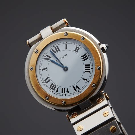 cartier santos watch woman|santos de cartier quartz watch.